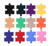 SUPVOX Photo Background Puzzle Felt Board Memo Board for Wall 11.20x7.86x0.20in Polyester Soundproof Material Noise Reduction Easy to Clean Artistic Flair Innovative 3D Puzzle Design