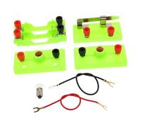 SUPVOX Physics Circuit Experiment Kit for Stem Electrical Building Circuits Set with LED Bulbs for Junior and Senior High School Students Interactive Science Learning Tool for Hands