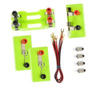 SUPVOX Physics Experiment Battery Box Electrical Circuit Kit Teaching Holder for School Laboratory Stem Science Education Tools for Students