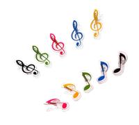 SUPVOX Piano Score Clips Pp Material Assorted Colour 10pcs Music Note Clips Book Practical Sheet Music Holder from Blowing off Suitable for Boys and Girls