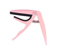 SUPVOX Pink Ukulele Capo Zinc Alloy Spring-loaded Clamp Single-handed Operation Suitable for Beginners and Experienced Players with Fast Next Day