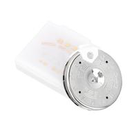 SUPVOX Pitch Erhu Tuner Instrument Tuning Tool Disc-shaped Silver Abs Zinc Alloy with Ear Training Sight Singing for Chorus Group Performing A Cappella Singing