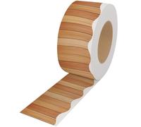 SUPVOX Plank Bulletin Board Border Sticker Brown Blackboard Frame Trim for Classroom Decoration, Chalkboard Border for School and Office Display