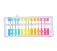 SUPVOX Plastic Abacus for Kids 5-Bead 11-Section Math Manipulative Teaching Tool for Early Education for Boys and Girls Learning Mathematics at Home Classroom Random Color