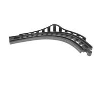 SUPVOX Plastic Curved Train Track Accessory for Railroad Building Compatible with Train Sturdy and Safe Railway Expansion Part for Enhanced Model Variation and Play