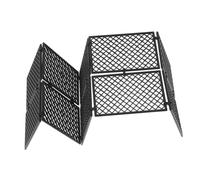 SUPVOX Plastic Farm Fence for Building Blocks Small Plastic Fence for Diorama Scenery and Miniature Barnyard Creative DIY Training Obstacle Slope Accessory for Adults