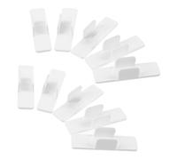 SUPVOX Plastic Pen Buckles Whiteboard Marker Pen Holder Clips Self Adhesive 20Pcs Compact Size for Office Desk Organisation