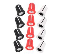 SUPVOX Plastic Potentiometer Control Knobs with Easy Installation and Wear Resistant Design 12pcs 16x19mm Volume Knobs for Electric Guitar and Mixer for Performance and Studio Use