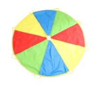 SUPVOX Play Parachute Sensory Integration Training Tool for Preschool Gym Class Team Activity with Handles Random Style