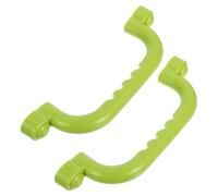SUPVOX Playhouse Handles Safety Solid Non Slip Plastic Handles for Childrens Swing Accessories UV Stable Material Easy to Install with Mounting Hardware Suitable for Indoor Random Color