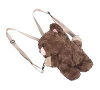 SUPVOX Plush Bear Backpack for Soft Kawaii Stuffed Animal Daypack Convertible Shoulder Bag Casual Travel and School Bag Cute Animal Plush