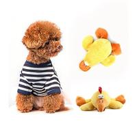 SUPVOX Plush Big Mouth Duck Dog with Squeaker Chew Resistant Soft Bite for Puppies and Dogs Interactive Sound Pet for Reducing Destructive Behavior and Boredom