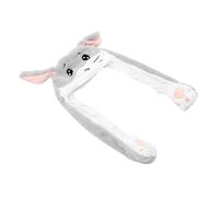 SUPVOX Plush Hamster Ears Moving Hat for Adults Funny Cartoon Party Accessory for Festivals Masquerades and Dress Up Events Creative Plush Hat with Animated Ears for Friends Random Color