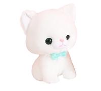 SUPVOX Plush Small Cat Cute Stuffed Doll Adorable Home Decoration Lovely Animal Ornament for Creative for Festivals and Birthdays Soft Plush Cat Doll for Cuddling