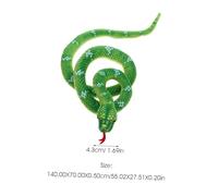 SUPVOX Plush Snake Toy Stuffed Animal Green Medium Funny Prank Snake Plush Toy for Boys and Girls Party Decor
