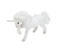 Supvox Plush Unicorn Decorative Figure, Realistic Model for Desktop Decoration and Photo Props, High-Quality Workmanship for Christmas and Birthdays