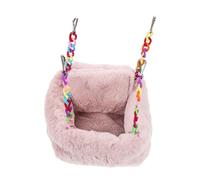 SUPVOX Plush Winter Hamster Hanging Tent Bed with Sturdy Chains Warm Soft Hammock for Small Animals Including Guinea Pigs Ferrets Squirrels and Chinchillas Easy to Clean and Fit
