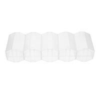 SUPVOX Poker Chip Case 100 Pieces Plastic Poker Chip Rack with 5 Compartments Rhombus Shape for Home and Tournament Use