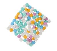 SUPVOX Polished Pebbles Indoor Rocks for Plants Decorative Vibrant Ceramic Sand for Sensory Play Pit Creative Indoor Playground