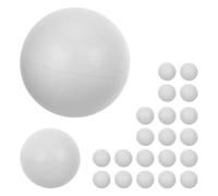 SUPVOX Polystyrene Foam Balls Round Shape for Crafting 22pcs White with Smooth Surface for DIY Christmas Decorations and Educational Crafting Projects