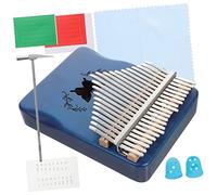 SUPVOX Portable 21 Keys Finger Piano Wooden Kalimba with Fast Conduction, Delicate Carving Pattern for Music Lovers and Beginners, Handheld Mbira Instrument