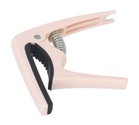 SUPVOX Portable Abs Guitar Capo with Built in Pin Puller for Acoustic Electric Classical Guitars Soft Padding Clamp for Even Pressure Protection Lightweight Clip Tuner for Easy String