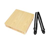 SUPVOX Portable Card Macro Drum Wood Cajon Drum Box Musical Instrument for Travel Performance Random Style