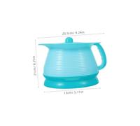 SUPVOX Portable Chamber Pot with Lid and Handle Plastic Urinal Basin for Elderly and Pregnant Women Convenient Bedside Urine Pot for Home Travel Camping