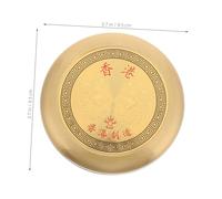 SUPVOX Portable Copper Feng Shui Bagua Compass with Protective Cover Accurate Navigation for Hiking Camping and Outdoor Survival Traditional Chinese Pocket Compass for Precise Direction