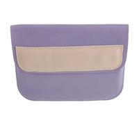SUPVOX Portable Essential Oil Storage Bag for 6 Roller Bottles 10ml-15ml, Pu Leather with Secure Closure and Shockproof Protection, Lightweight Oil Organizer for Travel and Home Use