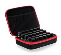 SUPVOX Portable Essential Oil Storage Case with Solid Eva Construction and Large Capacity, Suitable for Travel and Organising 5ml to 15ml Essential Oil Bottles