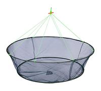 SUPVOX Portable Foldable Fishing Catcher Net Fish Shrimp Lobster Bait Trap Compact Storage Mesh for Dock Harbor Use