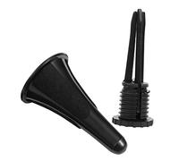 SUPVOX Portable Foldable with Tripod Design Stand Clarinet Oboe Bracket and Strong Grip Wind Instrument Holder Made of Abs and Iron, Black Preventing Floor Damage for Music Practice