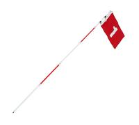 SUPVOX Portable Golf Flagstick Set with Green Hole Cup Sturdy Section Flagpole for Putting Green Practice Easy Assembly Golf Training Accessories for Backyard and Driving Range
