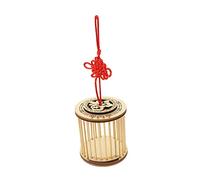 SUPVOX Portable Hand Made Storage Cage Bamboo Container for Catch Study Release Creatures for Nature Exploration and Learning Activities