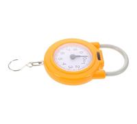 SUPVOX Portable Hanging Spring Scale with Hook, High-precision Small Electronic Luggage Weight Scale for Travel and Home Use, Yellow Compact Handheld Weighing Device