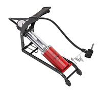 SUPVOX Portable High Pressure Foot Pump Tire Floor Inflator with Pressure Gauge Slip Pedal Mini Floor Pump for Cars Bikes Motorcycles and Balls Labor Saving and Design
