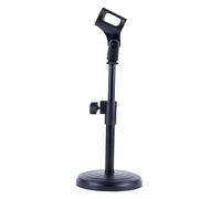 SUPVOX Portable Lifting Microphone Stand Metal Bracket Swivel Desk Mic Holder for Studio Office Church
