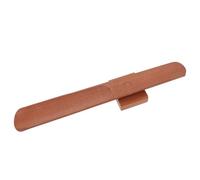 SUPVOX Portable Magnetic Solid Beech Wood Mini Shoehorn, Compact Travel Shoe Puller for Home Use, Walnut Color Shoe Lifter Helper for Seniors and Men Women