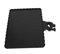 SUPVOX Portable Mic Stand Tray for Live Streaming Recording Public Speaking Large Desktop Microphone Accessory Holder with Simple Installation Generous Space for Sound Cards and Equipment