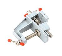 SUPVOX Portable Mini Bench Vise Clamp for Woodworking and Model Making Small Metal Table Vise with High Precision Grip for Jewelry DIY Crafts and Home Workshops
