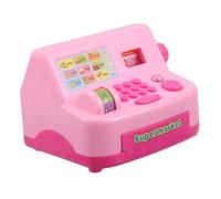 SUPVOX Portable Mini Cash Register Realistic Pretend Play for Lightweight Simulation Cashier Role Play Interactive Educational for Social Skills and Teamwork Development