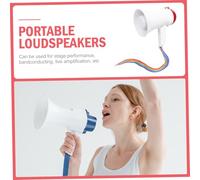 SUPVOX Portable Mini Handheld Loudspeaker Amplifier with Shell Lightweight and Music Amplifier for Stage Performance Teaching and Mall Use