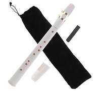 SUPVOX Portable Mini Saxophone for Adults Lightweight Pocket Sax Instrument in White Abs Smooth Surface Educational Music for Boys Easy to Play