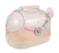 SUPVOX Portable Parrot Cage for Bird Outing Travel Carrier Bathing Accessories for Parakeet Cockatiel Small Bird Cage for Home and Outdoor Use