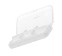 SUPVOX Portable Pill Box Mini Medicine Holder Pocket Medicine Holder Medicine Travel Case Medicine Case Tiny Travel Containers Medicine Travel Container Medicine Organizer White