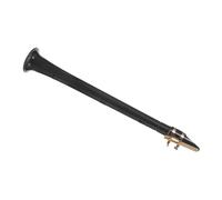 SUPVOX Portable Pocket Saxophone Black Mini Sax Woodwind Instrument for Travel Practice and Music Creation Handmade Artistic Design for Beginners and Music Enthusiasts