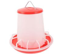 SUPVOX Portable Poultry Feeder with Hanging Design Capacity Food Container for Chickens Ducks Geese Pigeons Smooth Surface Practical Feeding and Watering Tool
