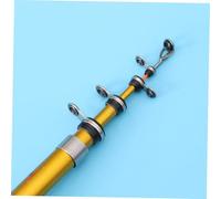 SUPVOX Portable Retractable Sea Fishing Rod with Soft Tail Lightweight Telescopic Extension Rod for Travel and Seawater Fishing Ceramic Guide Rings and Metal Reinforced Design