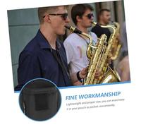 SUPVOX Portable Saxophone Mouthpiece Storage Bag Lightweight Flute Head Container Soft Protective Pouch for Trumpet and Instrument Accessories Convenient for Travel and Everyday Use
